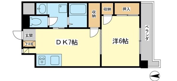 コーポラス神子岡の物件間取画像